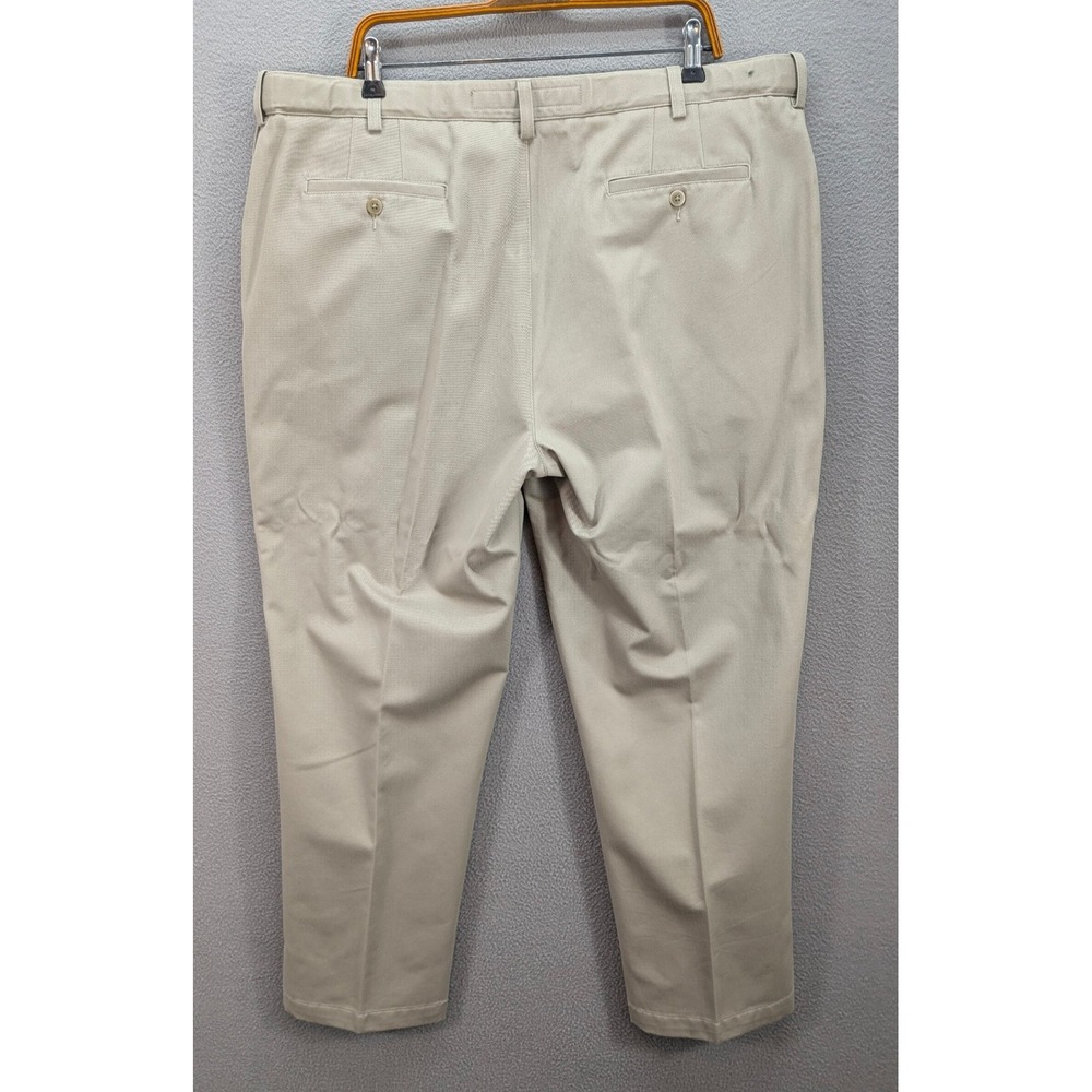 Cabela's Outfitter Series Chino Pants Mens 42x30 Tan Cotton Flat Front Suspender - Picture 5 of 12